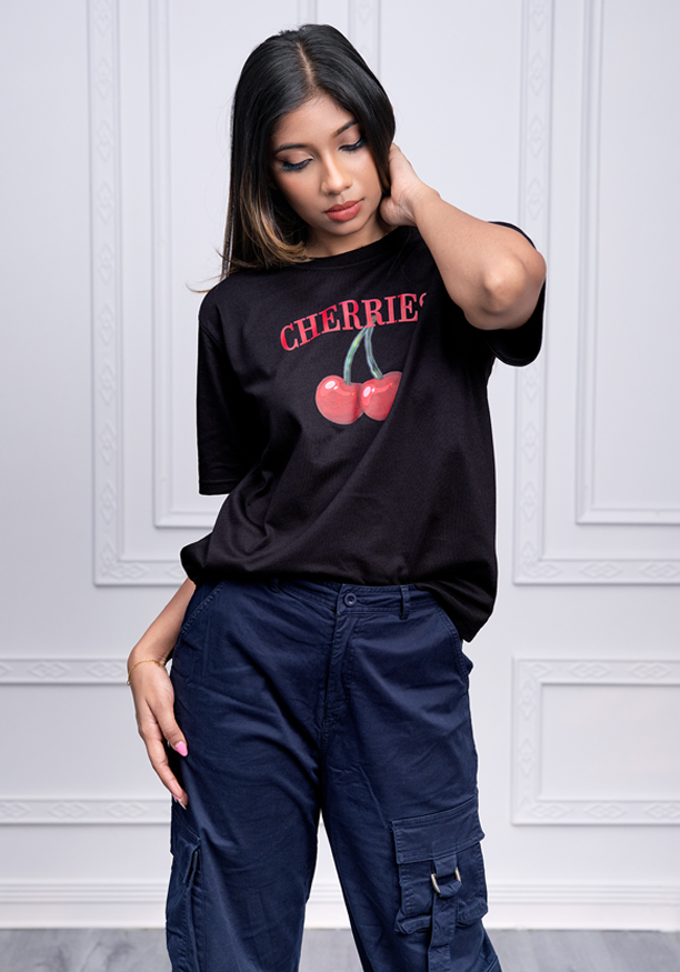 CHERRY BAGGY T SHIRT